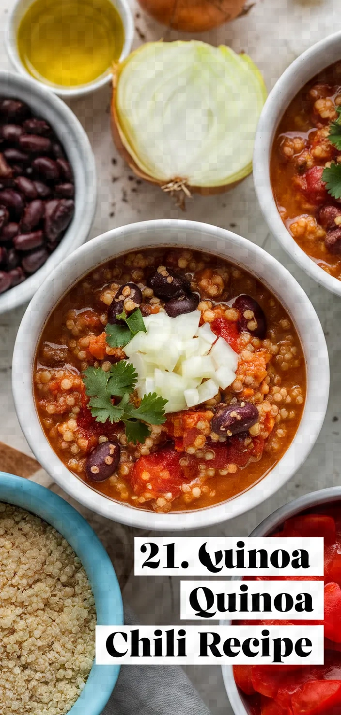 21. Quinoa Chili Recipe