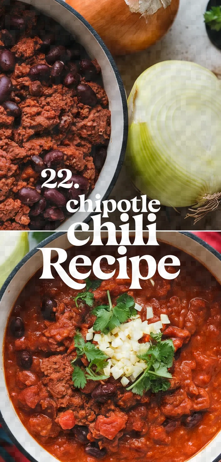 22. Chipotle Chili Recipe