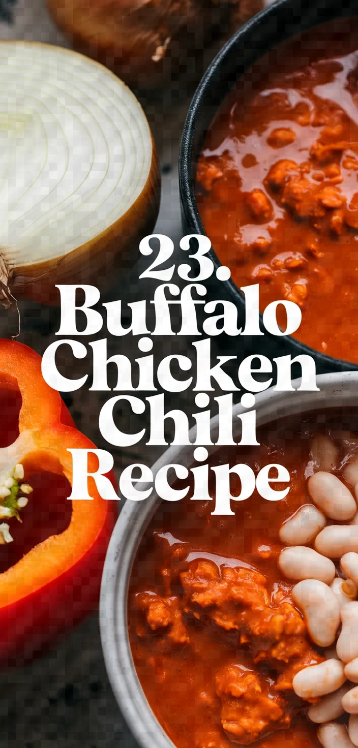 23. Buffalo Chicken Chili Recipe