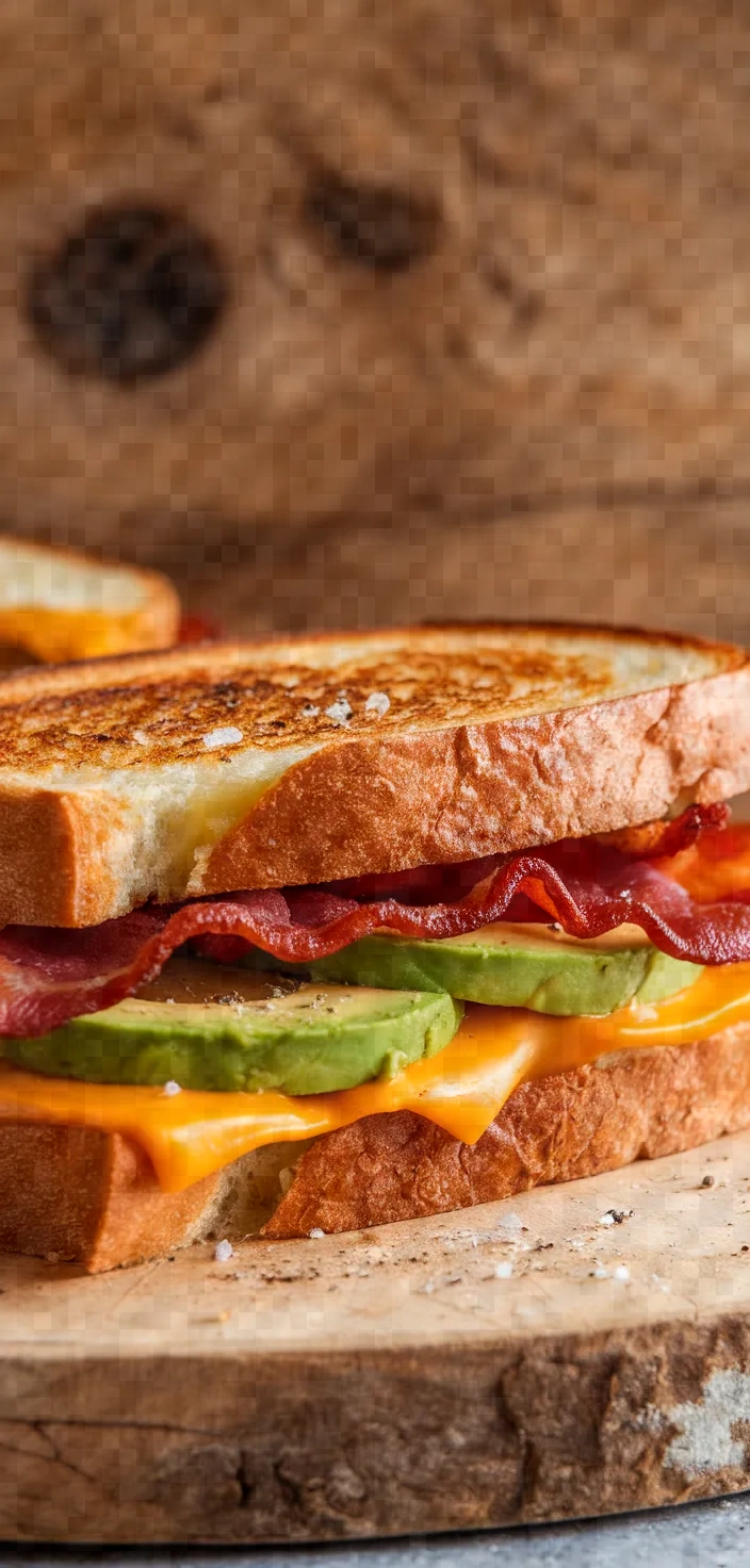 3. Bacon Avocado Grilled Cheese