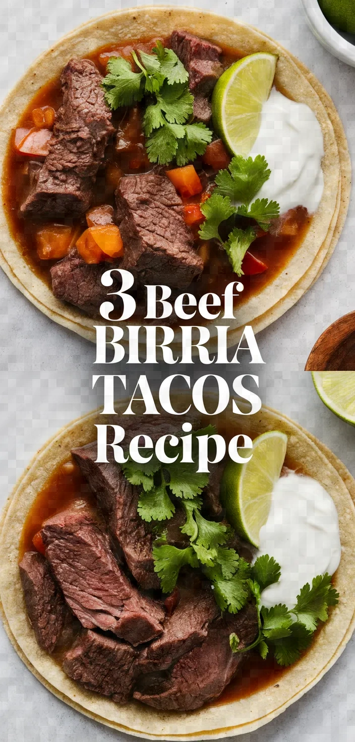 3. Beef Birria Tacos Recipe