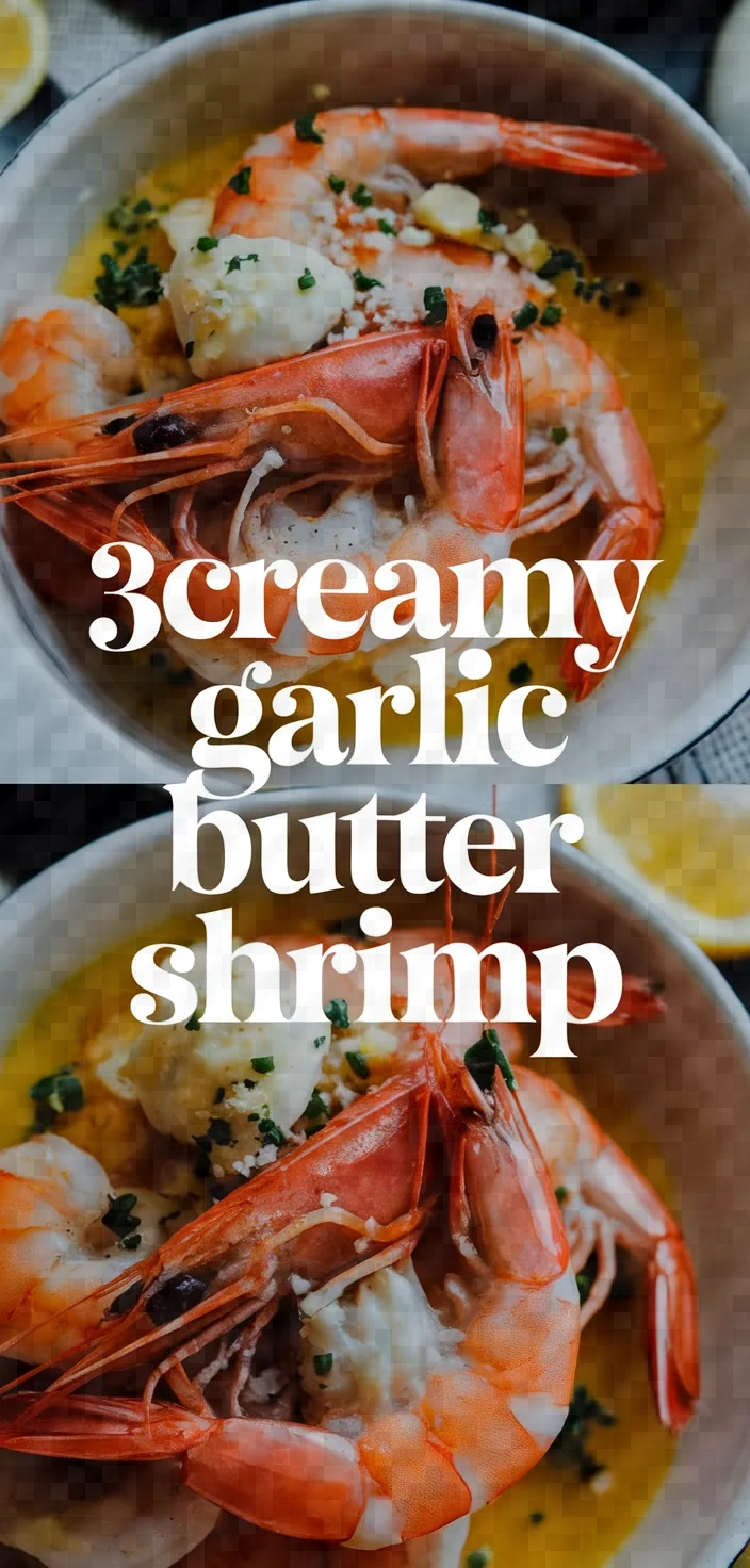 3. Creamy Garlic Butter Shrimp