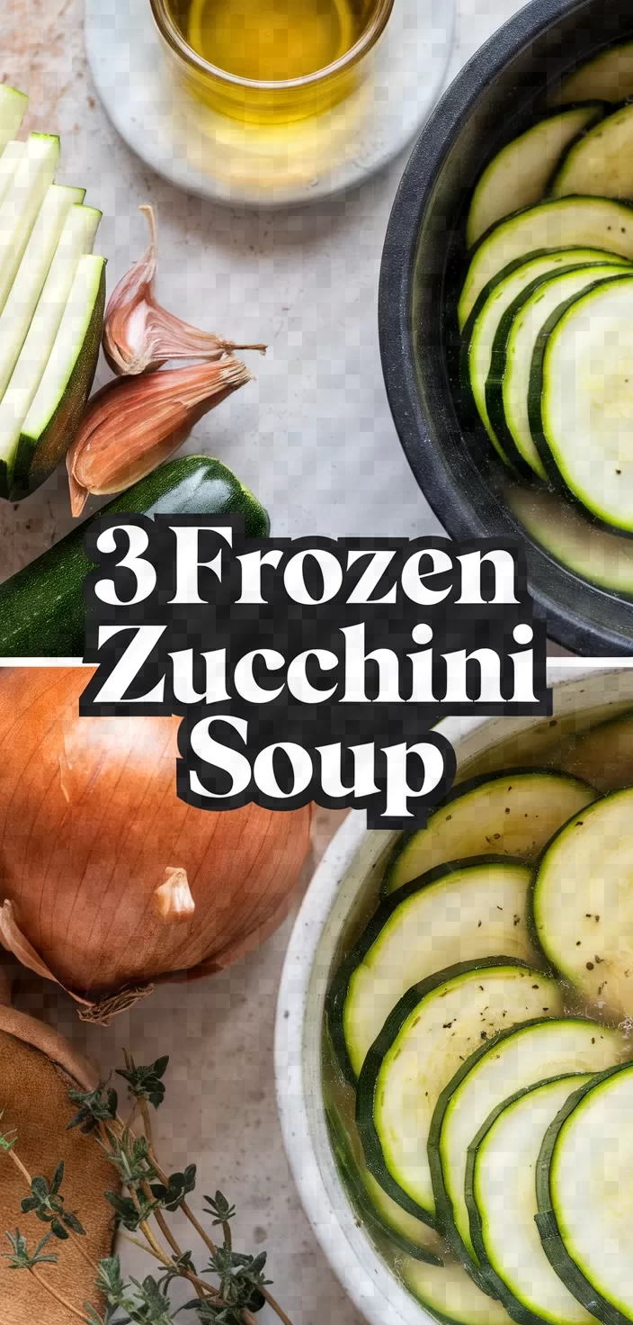 3. Frozen Zucchini Soup