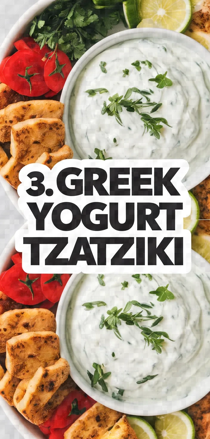 3. Greek Yogurt Tzatziki