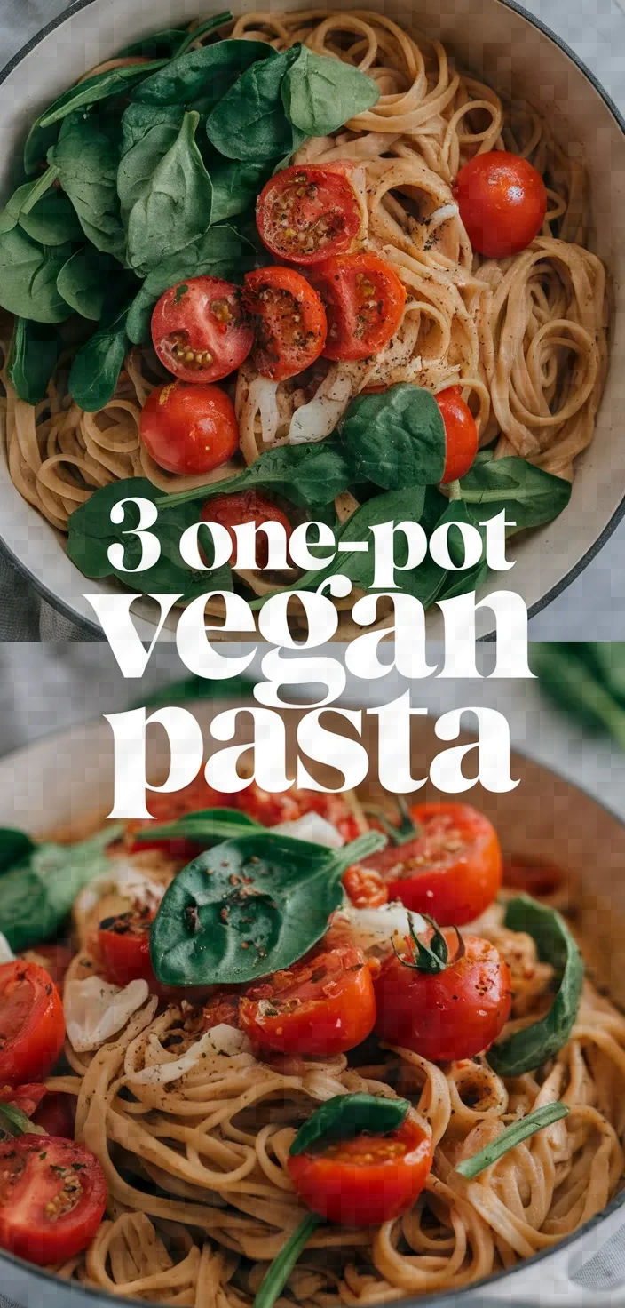 3. One-Pot Vegan Pasta