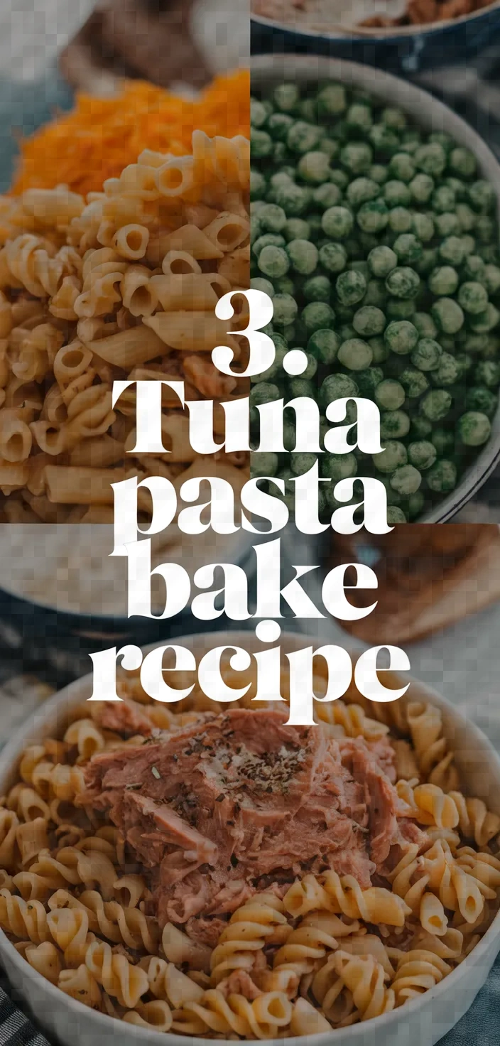 3. Tuna Pasta Bake Recipe