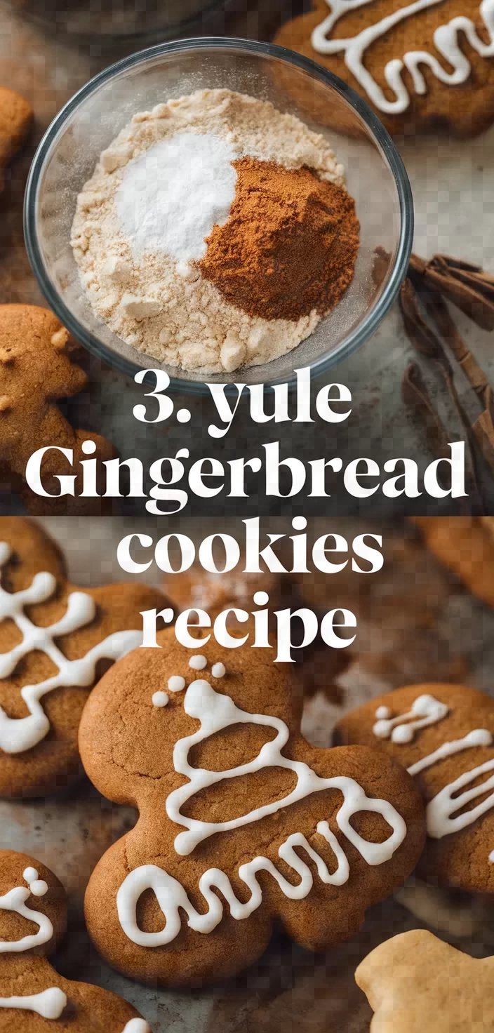 3. Yule Gingerbread Cookies Recipe