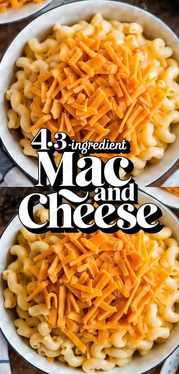 4. 3-Ingredient Mac and Cheese