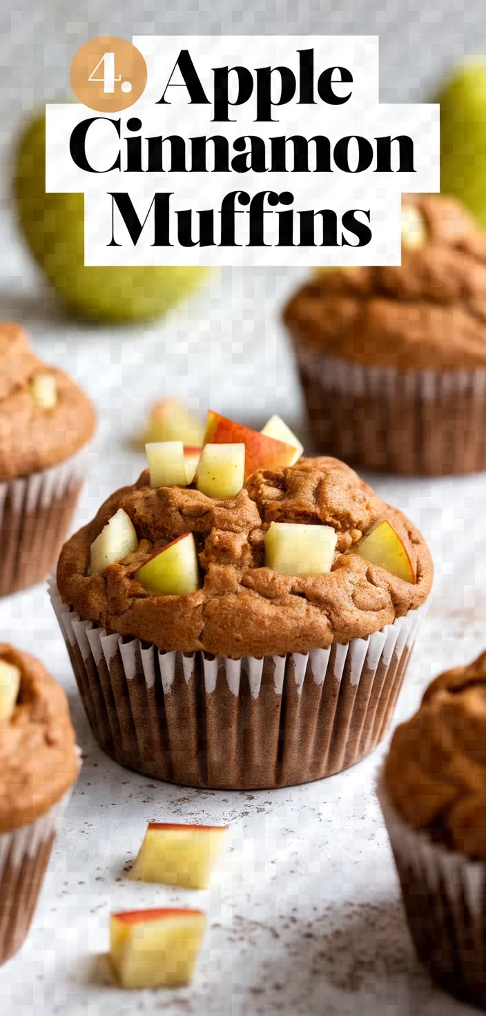 4. Apple Cinnamon Muffins