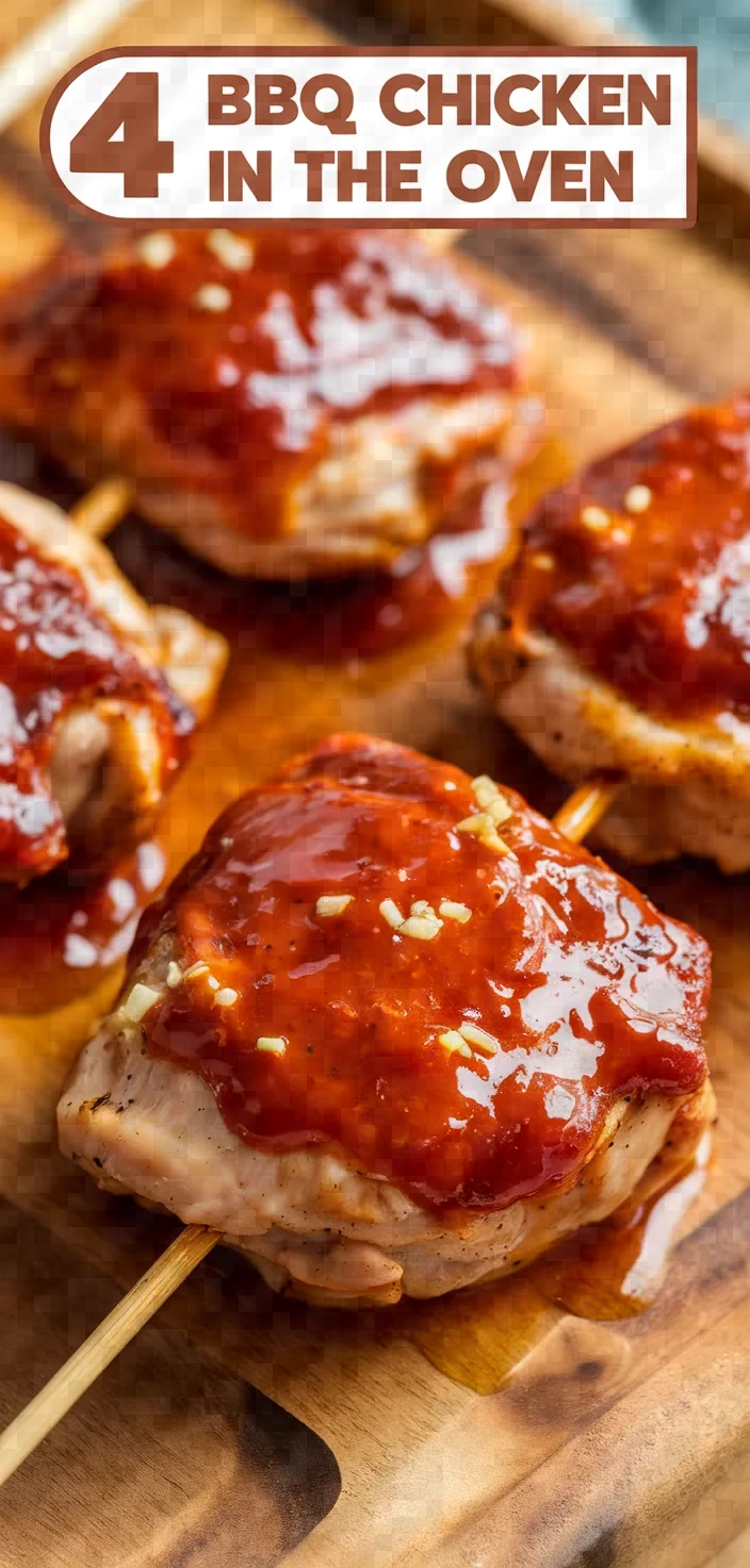 4. BBQ Chicken Thighs in the Oven