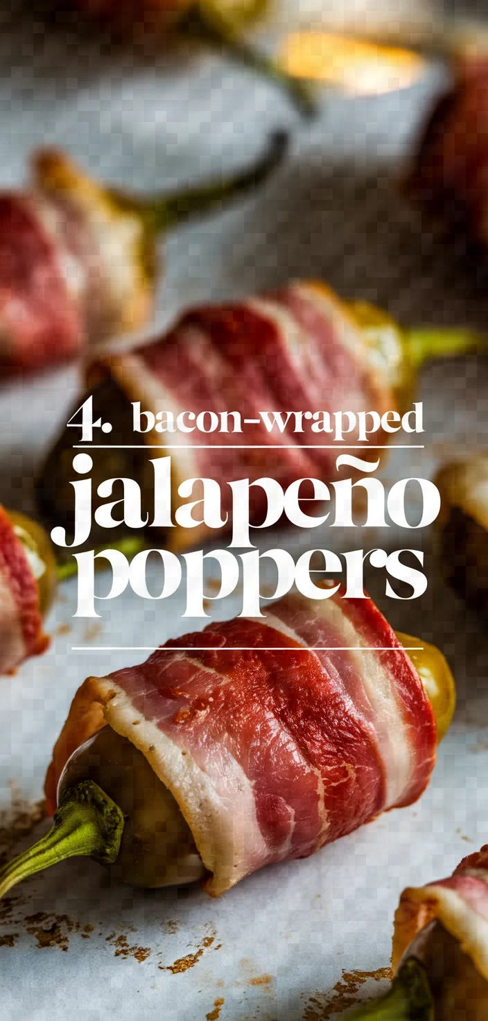 4. Bacon-Wrapped Jalapeño Poppers