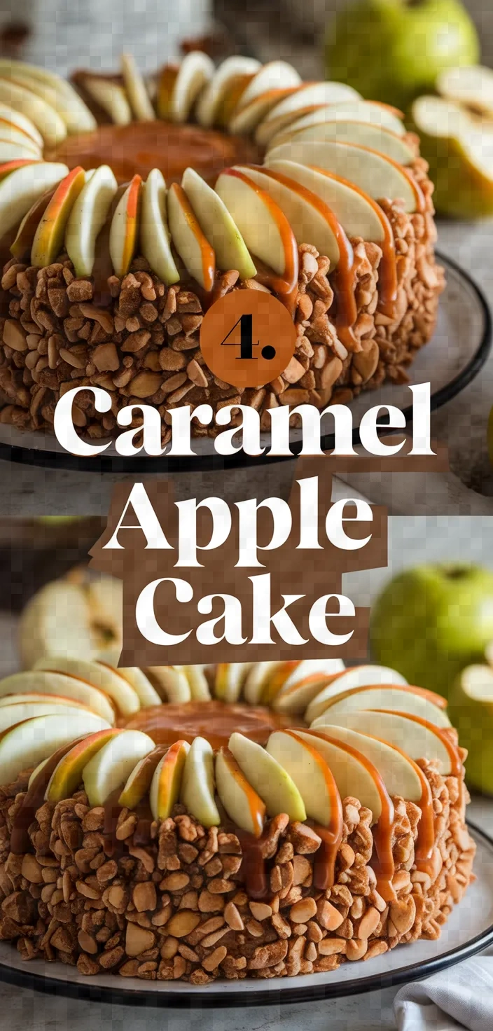 4. Caramel Apple Cake