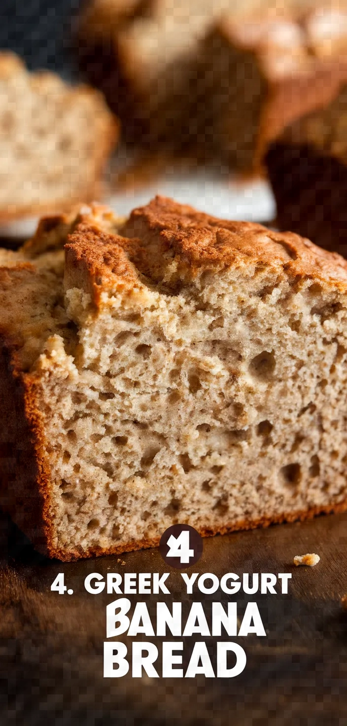 4. Greek Yogurt Banana Bread