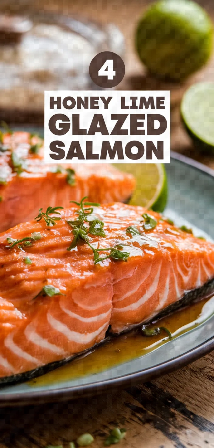 4. Honey Lime Glazed Salmon