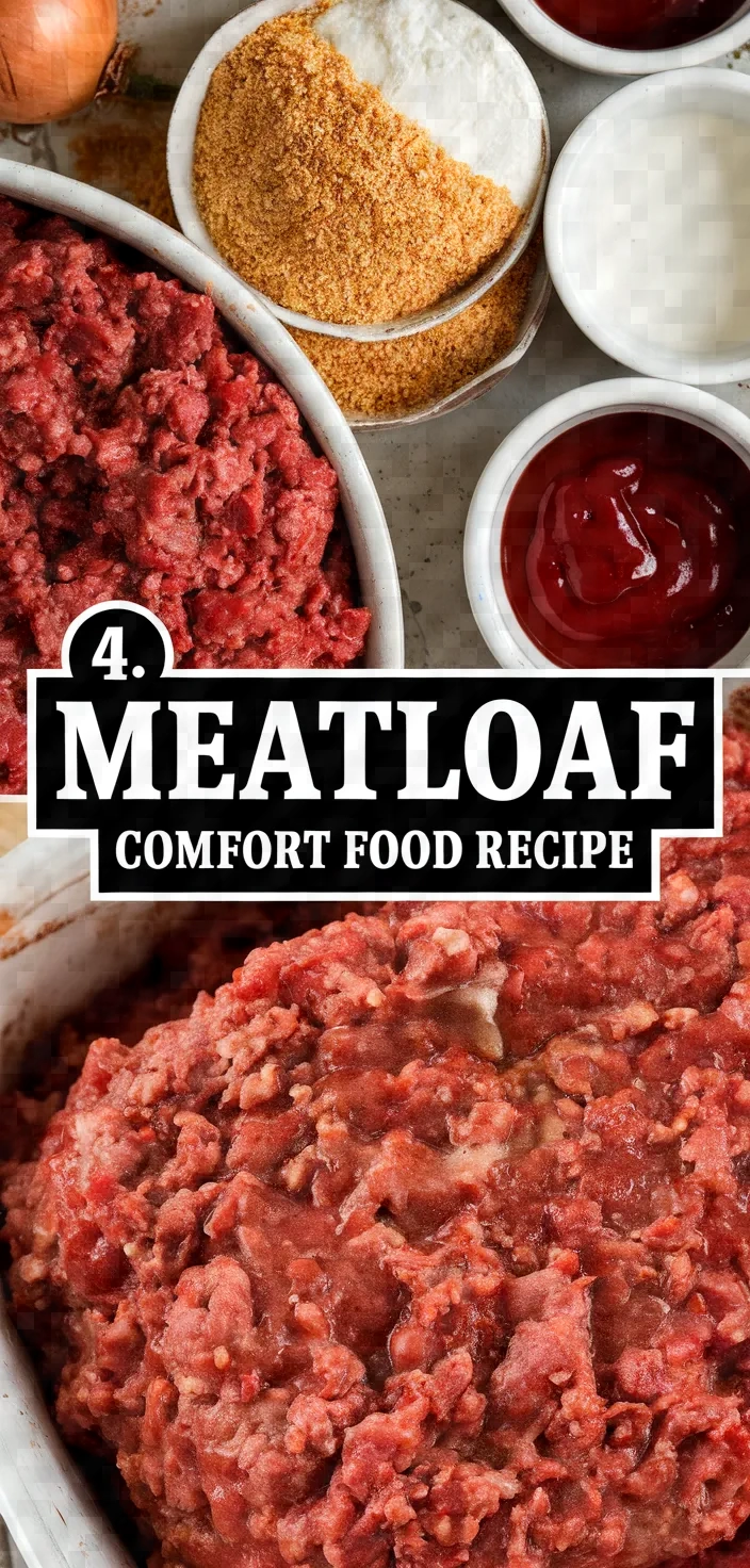 4. Meatloaf Comfort Food Recipe