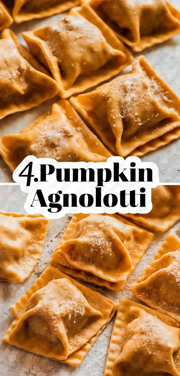 4. Pumpkin Agnolotti