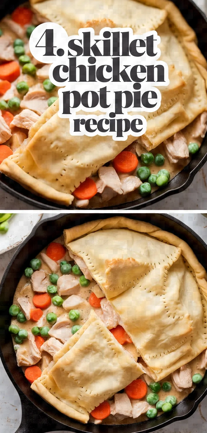 4. Skillet Chicken Pot Pie Recipe