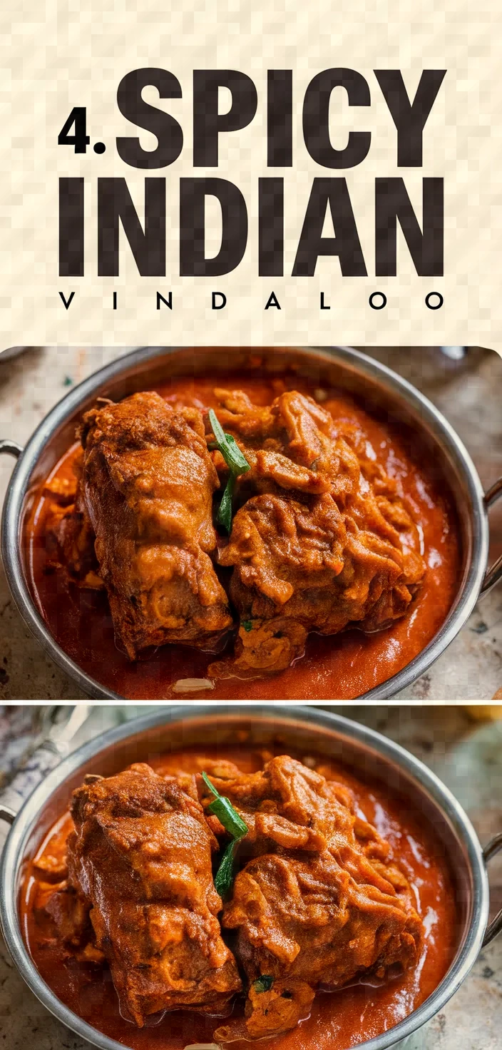 4. Spicy Indian Vindaloo