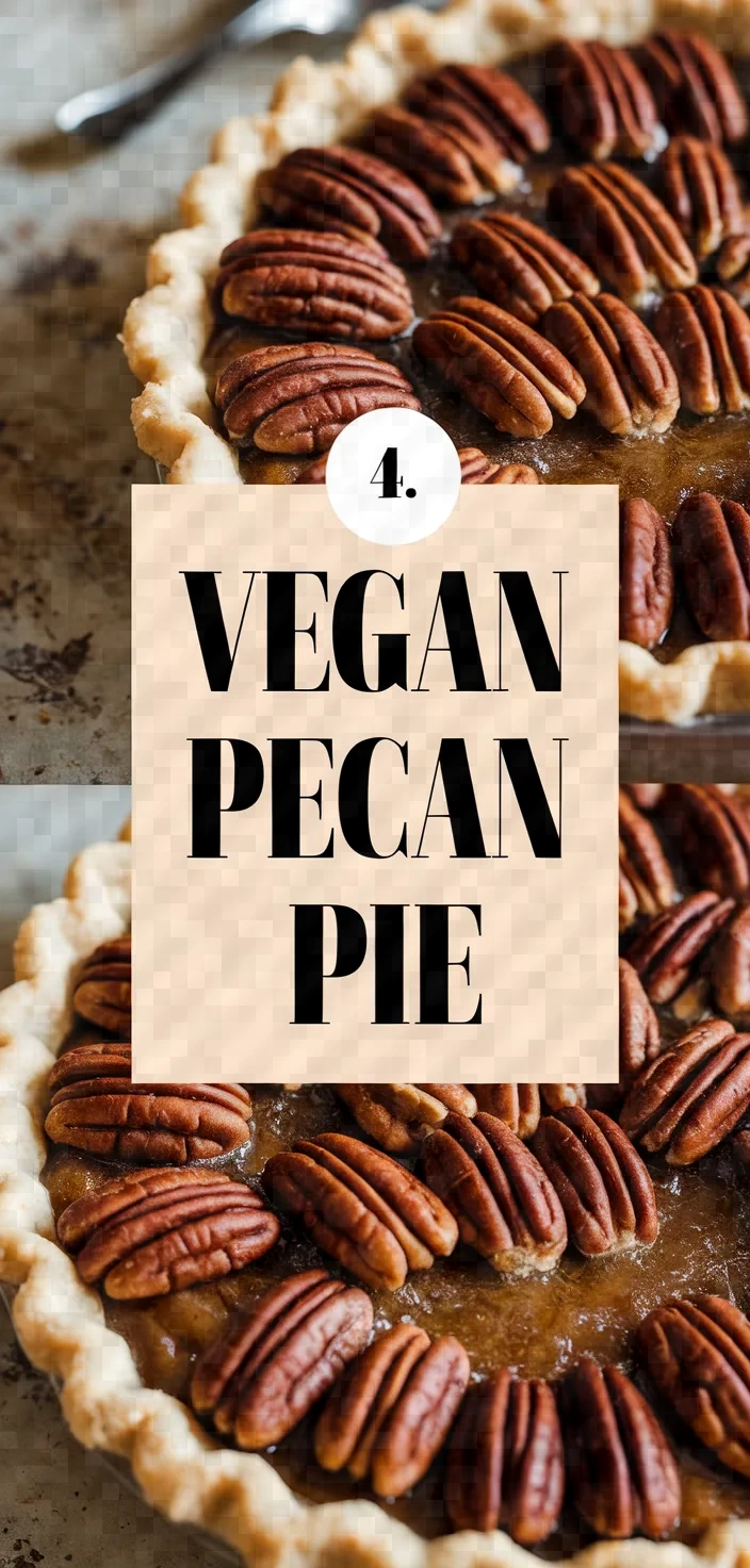 4. Vegan Pecan Pie