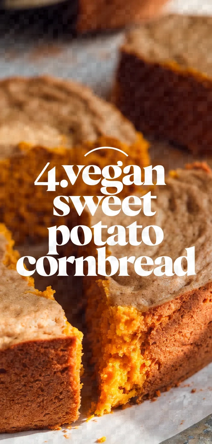 4. Vegan Sweet Potato Cornbread