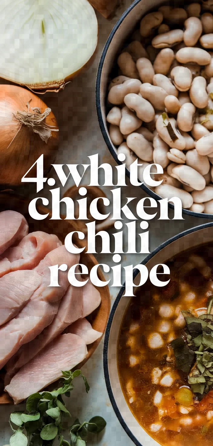 4. White Chicken Chili Recipe