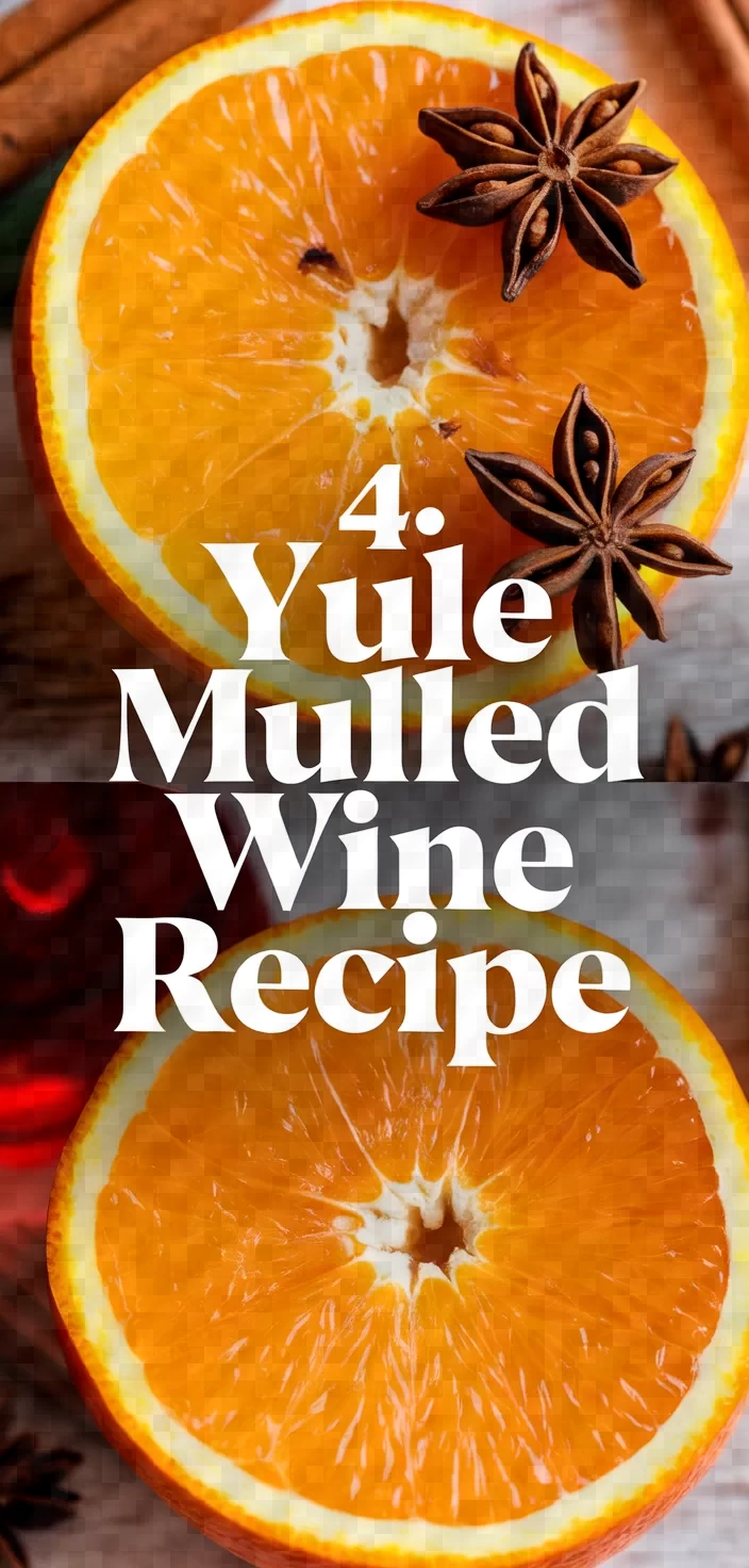 4. Yule Mulled Wine Recipe