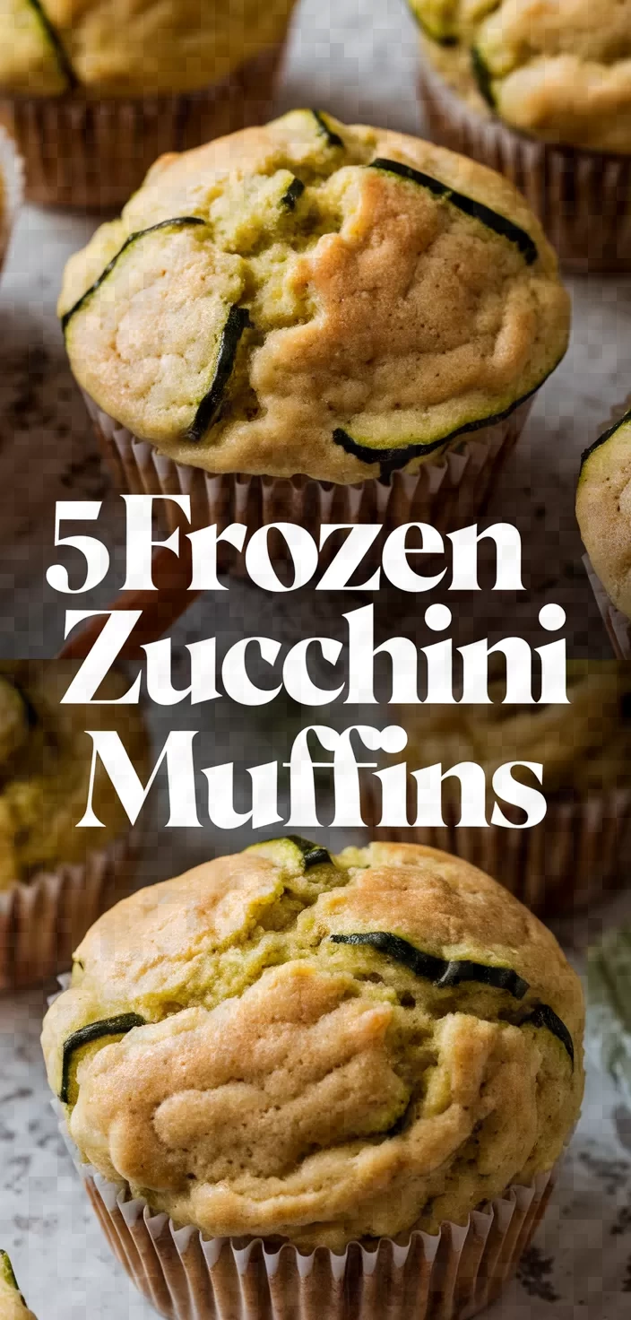 5. Frozen Zucchini Muffins