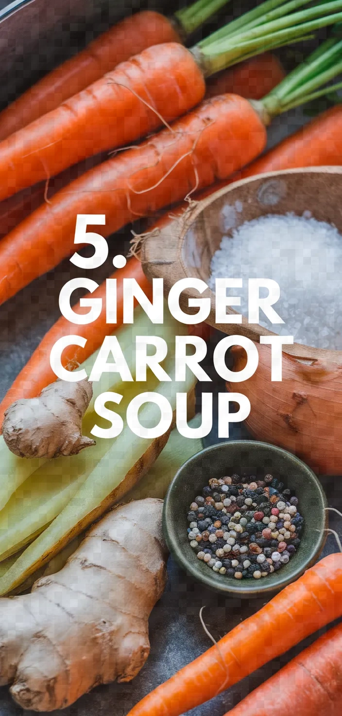 5. Ginger Carrot Soup