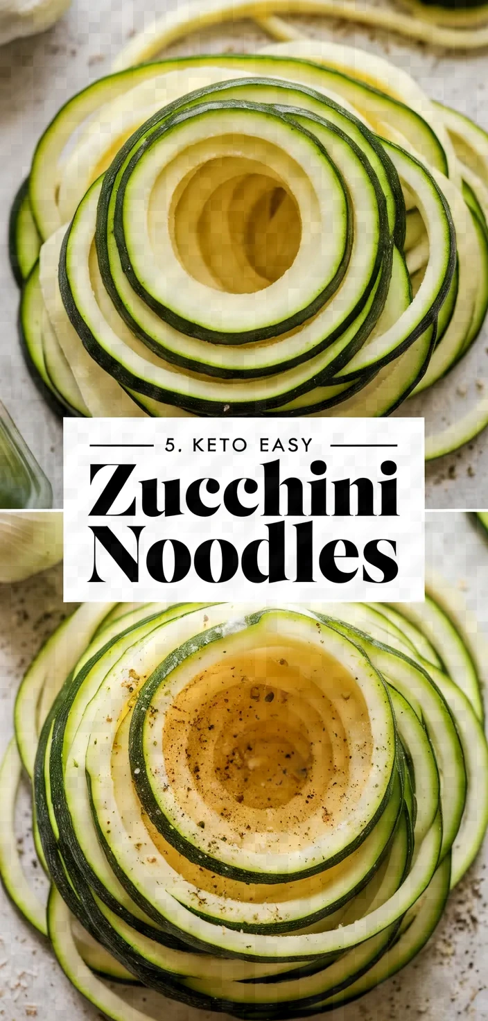 5. Keto Easy Zucchini Noodles