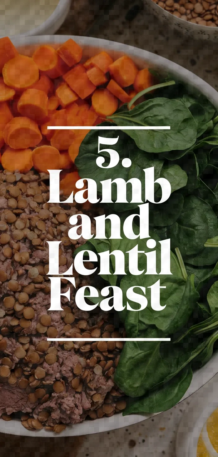 5. Lamb and Lentil Feast