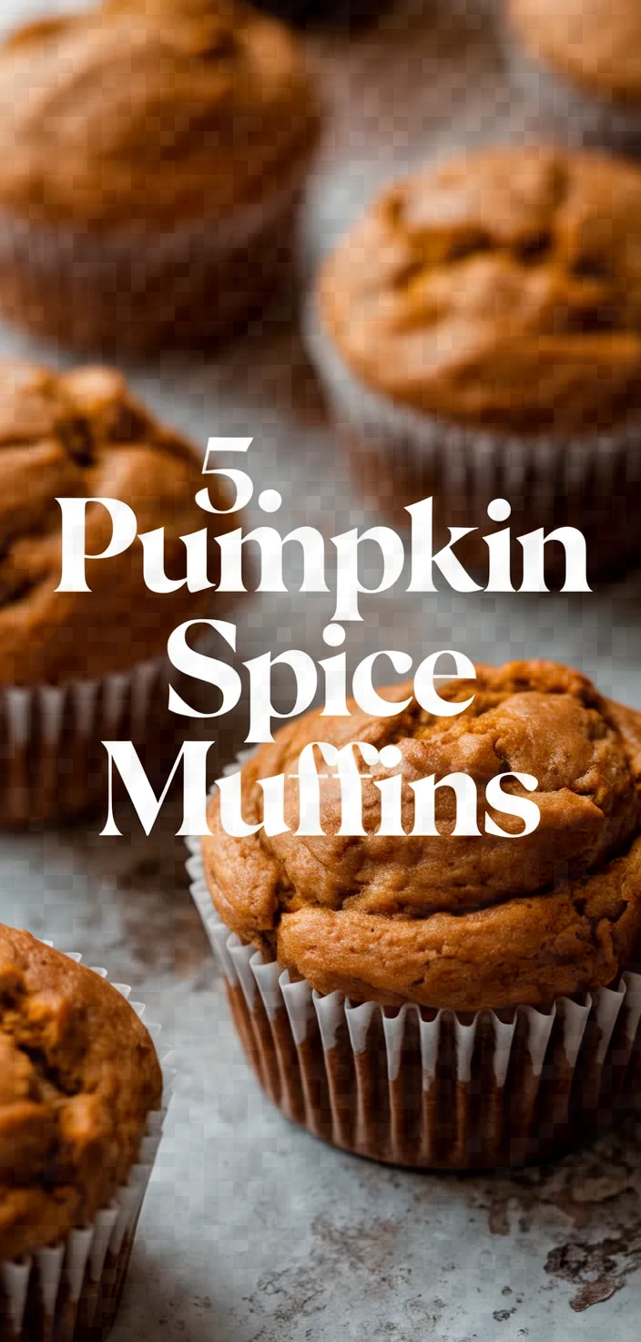 5. Pumpkin Spice Muffins