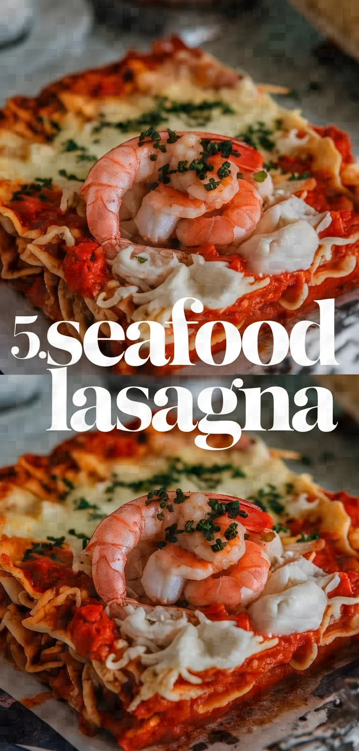 5. Seafood Lasagna