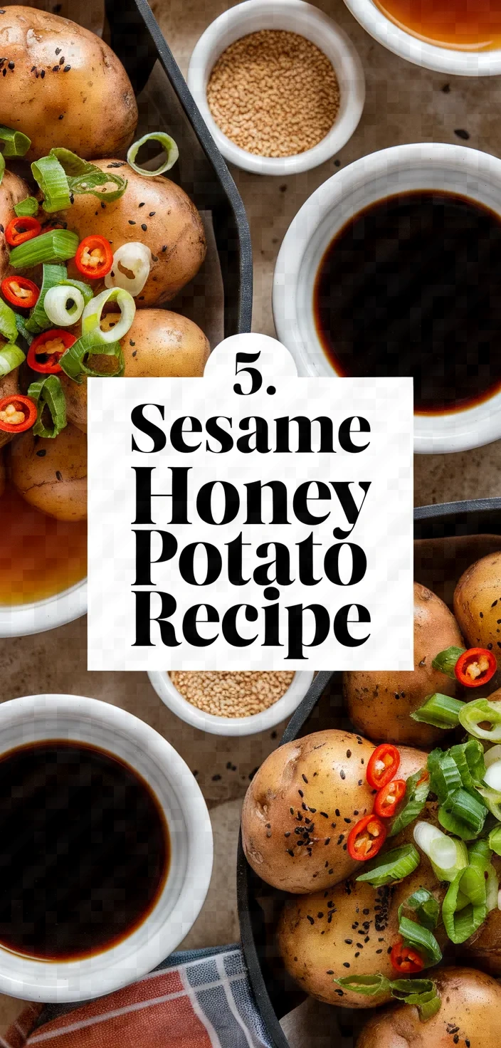 5. Sesame Honey Chilli Potato Recipe