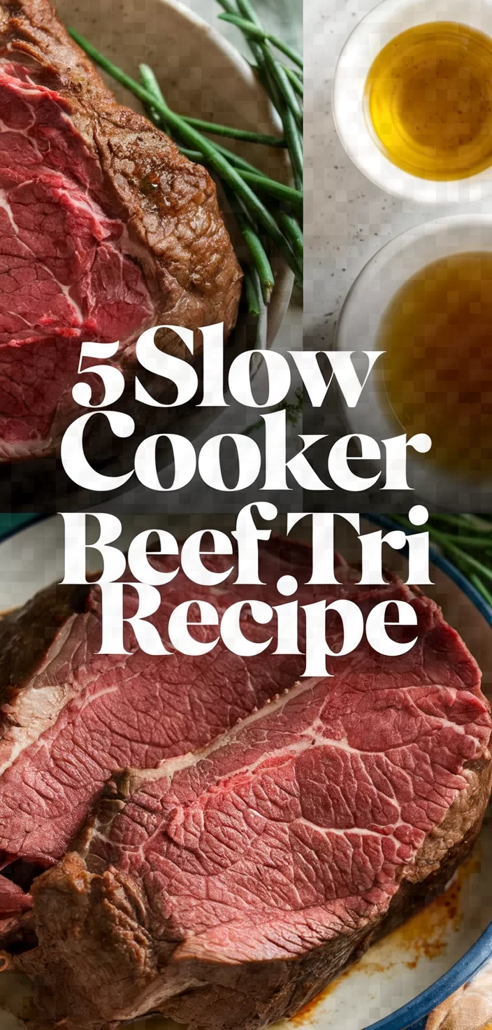 5. Slow Cooker Beef Tri Tip Recipe