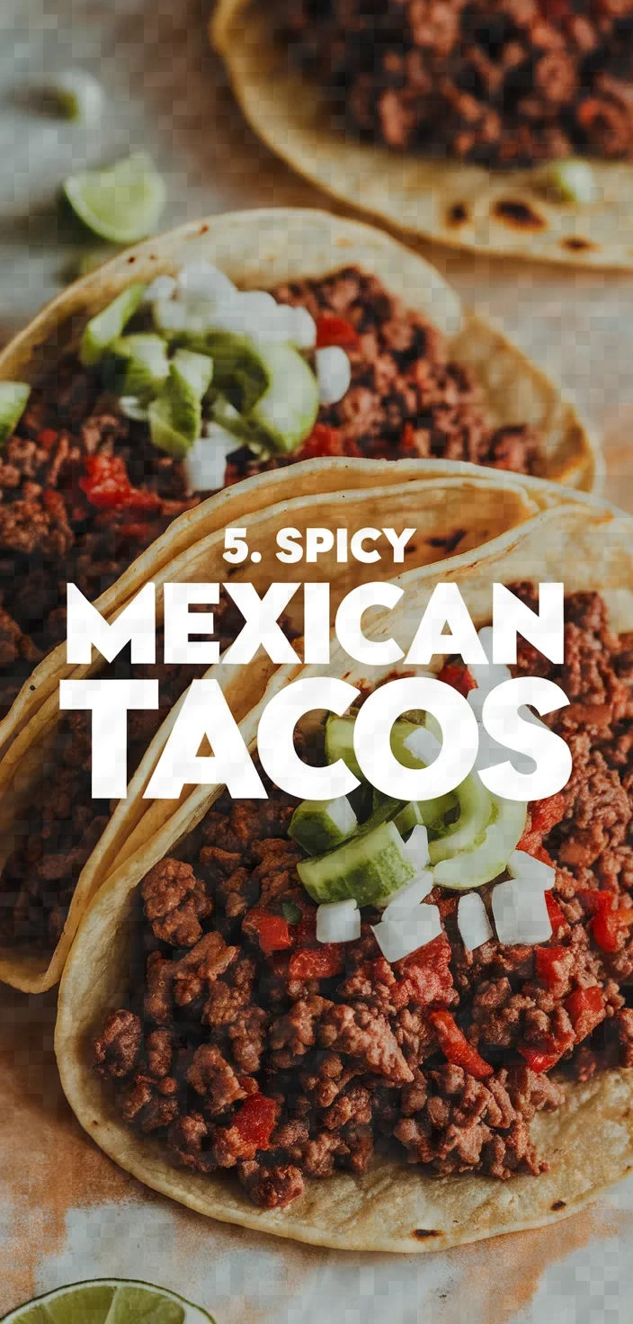 5. Spicy Mexican Tacos