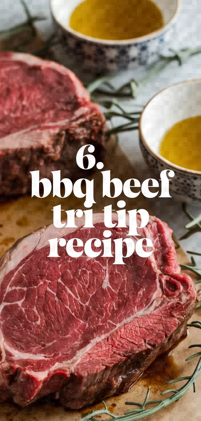 6. BBQ Beef Tri Tip Recipe