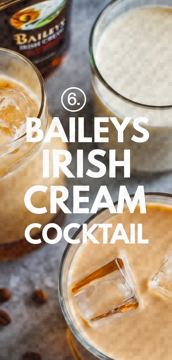 6. Baileys Irish Cream Cocktail