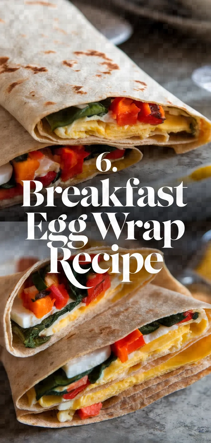 6. Breakfast Egg Wrap Recipe