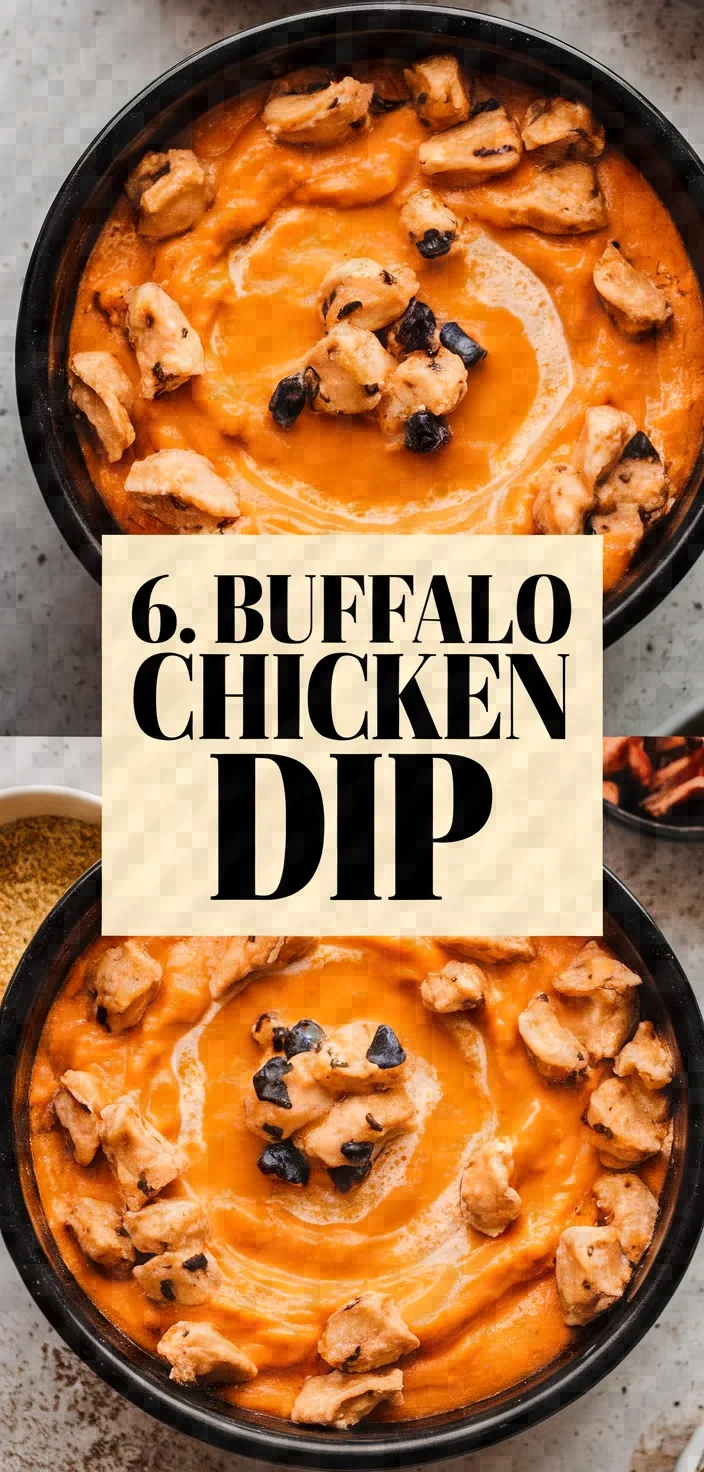 6. Buffalo Chicken Dip