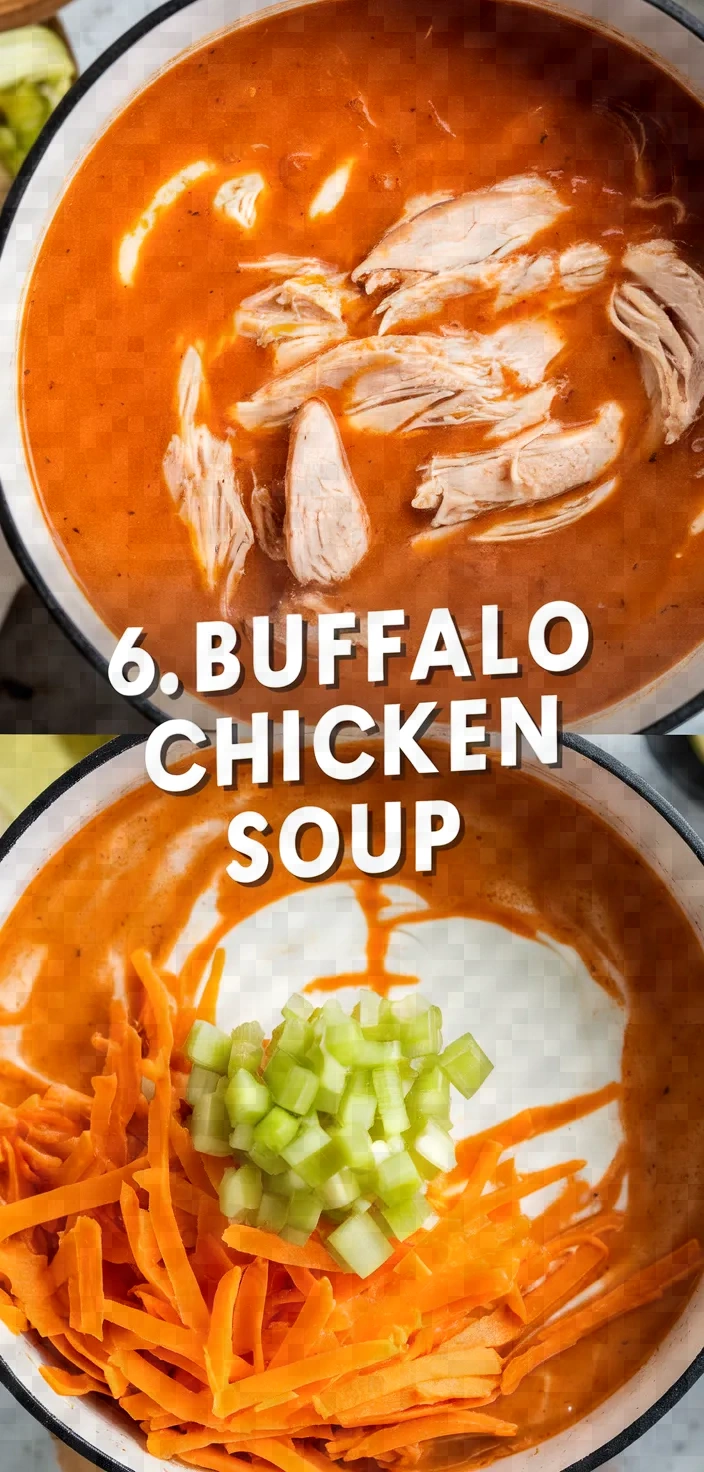 6. Buffalo Chicken Soup