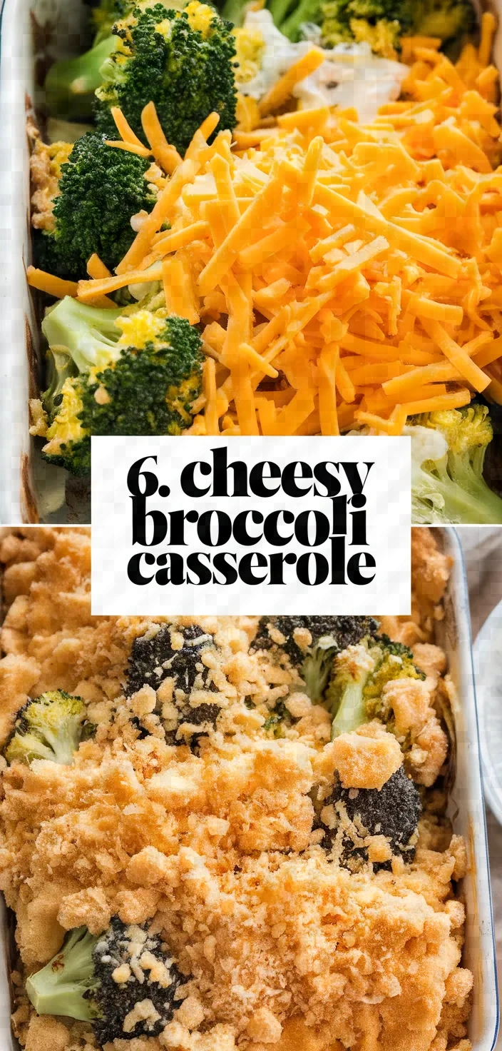 6. Cheesy Broccoli Casserole