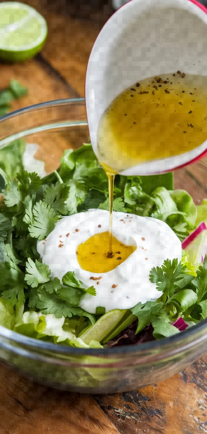 6. Cilantro Lime Dressing Recipe