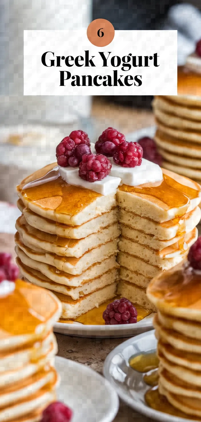 6. Greek Yogurt Pancakes