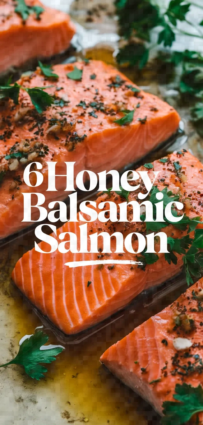 6. Honey Balsamic Salmon