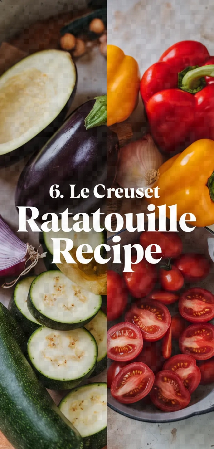 6. Le Creuset Ratatouille Recipe