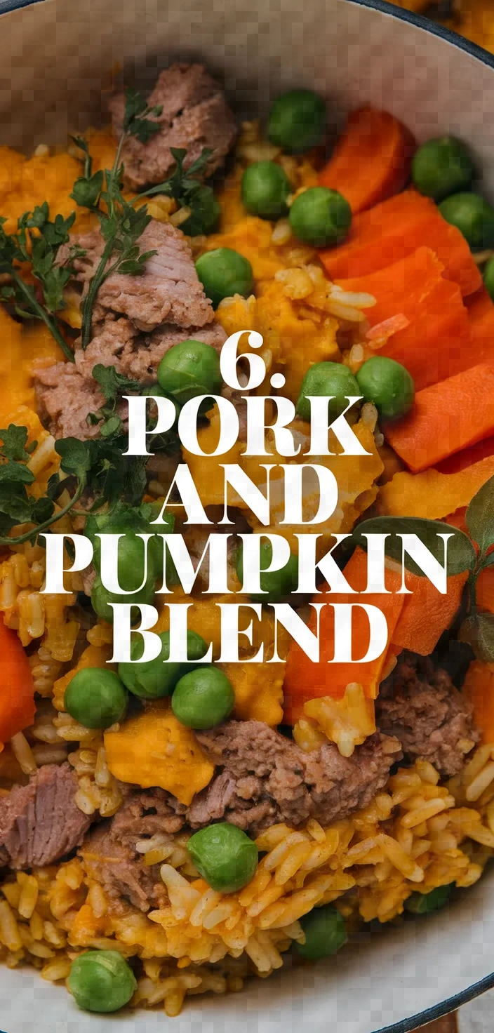 6. Pork and Pumpkin Blend