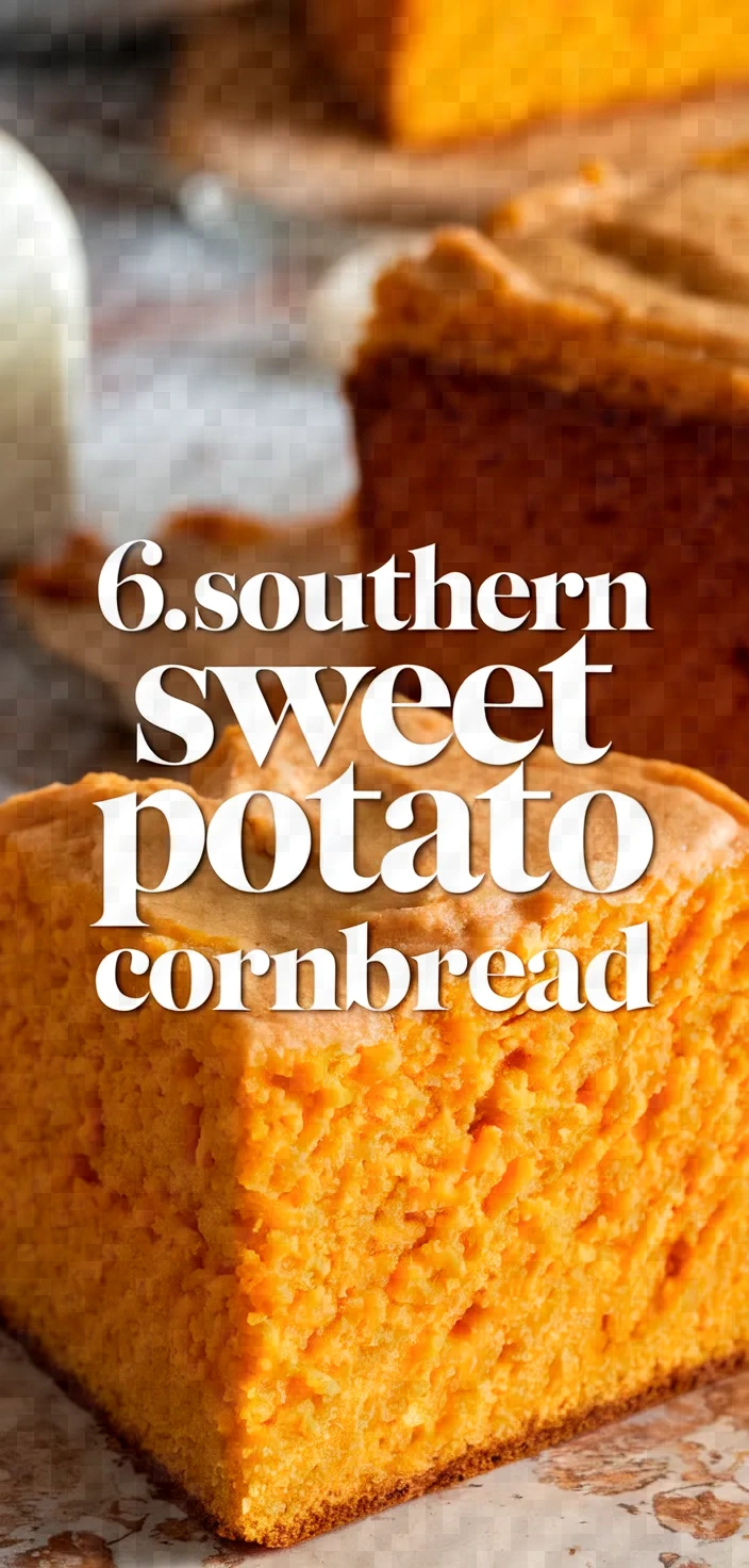 6. Southern Sweet Potato Cornbread