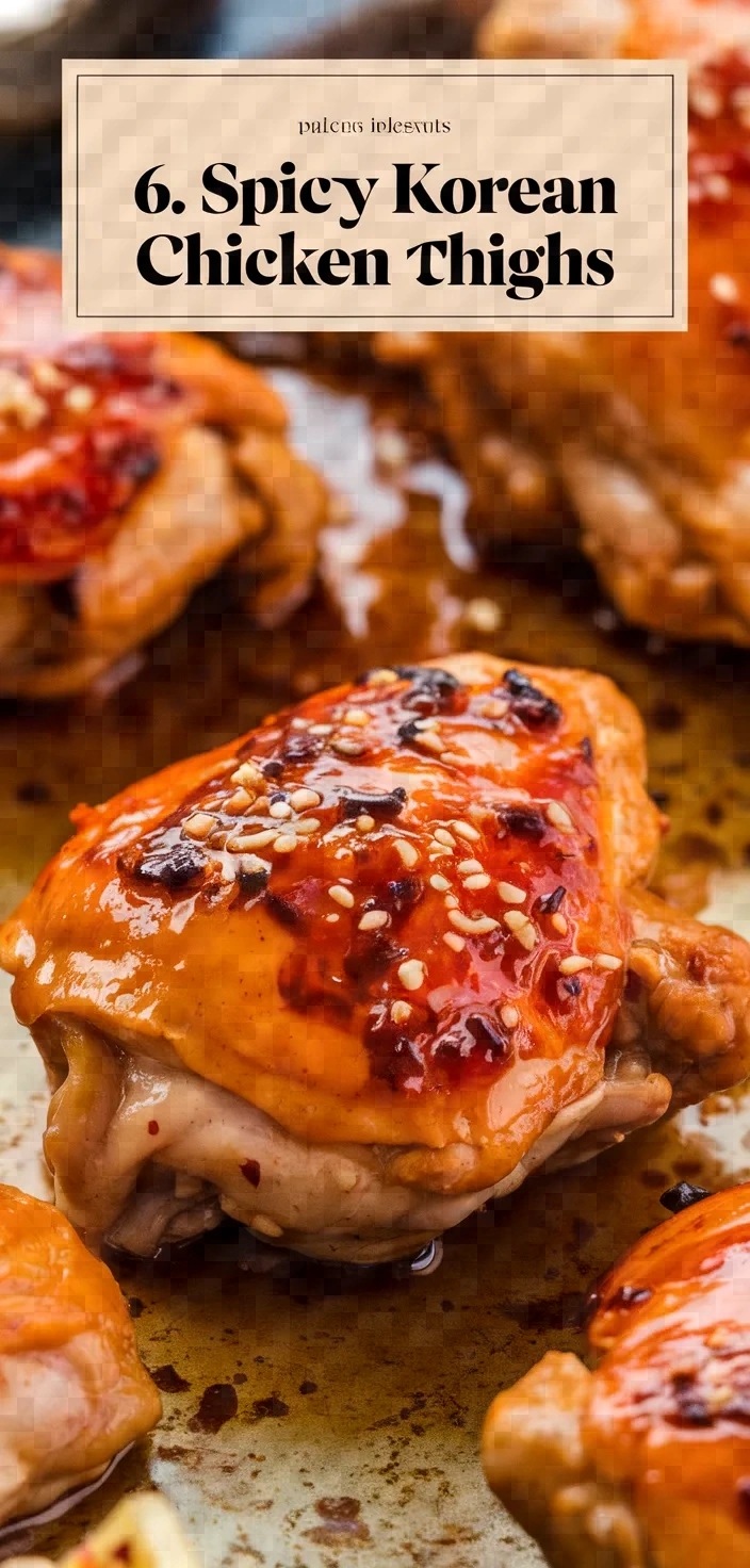 6. Spicy Korean Chicken Thighs