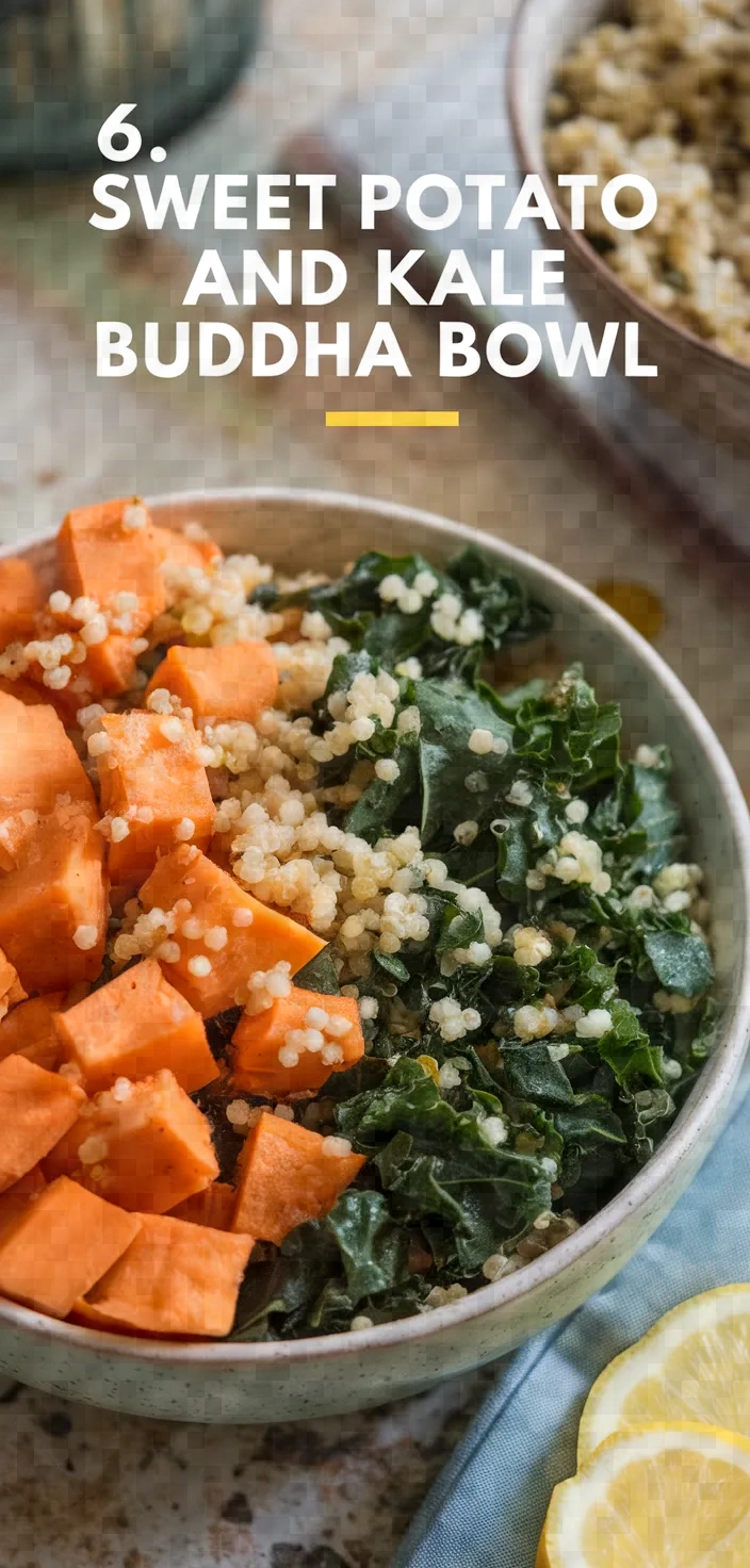 6. Sweet Potato and Kale Buddha Bowl