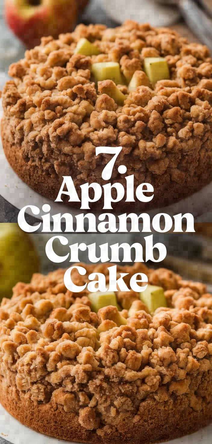 7. Apple Cinnamon Crumb Cake